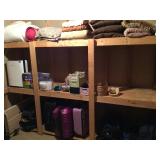 Blankets, luggage, backpacks 