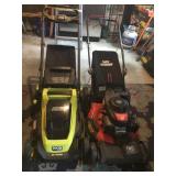 Lawnmowers 1 battery n 1 gas