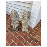 Concrete lions
