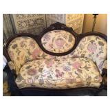 Victorian settee 58”x26”x36” H