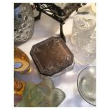 Sterling top dresser jar 