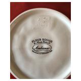 Back of flower plate