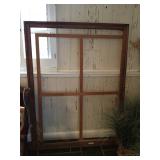 Large wooden frame w/ insert 