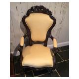Victorian parlor chair 25”x25”x43” H