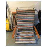 Pair of beach chairs 
