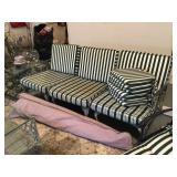 3 pc. Metal patio sofa