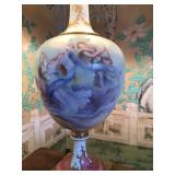 Sevres lamp? Handpainted n signed 