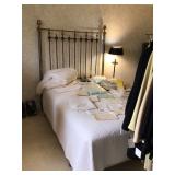 Full size brass bed 59” x71” H