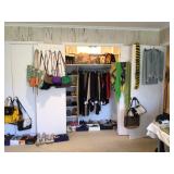 Handbags, clothing, shoes 