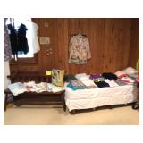 Clothing, bench, 17”x50”x30” H