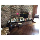Fireplace area