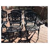 Patio chairs, sold with table 