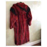 Back of coat with the hood