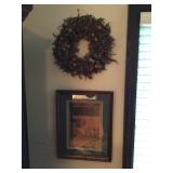 Print, wreath 