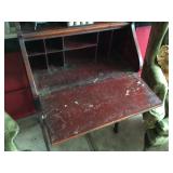 Inside of secretary 