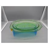 THE GREAT DEPRESSION/URANIUM GLASS AND CLOCK AUCTION