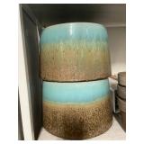 dog bowls / planters