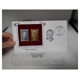 24K Steinbeck Commemorative Stamp