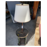 Table with Lamp, Marble Legs