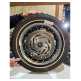 Harley Davidson Front Wheel (bent rim)