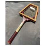 Vintage Tennis Racket in Holder