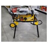 DeWalt Table Saw on Stand