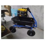 Kobalt Garden Cart, small crack in bed