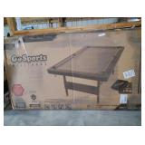 Go sports billiard table 7 foot black table 