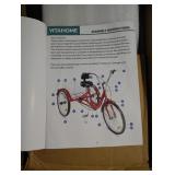 Yitahome 3 wheel bicycle unassembled in box 