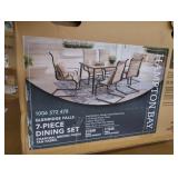 Hampton Bay Glenridge Falls 7-Piece Metal Outdoor Dining Set 
