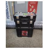 Husky Connect Stackable 22 in. Rolling Tool Cart, 22 in. Tool Box