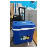 Igloo 30 Quart Cooler on Wheels-Blue