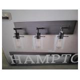 Hampton Bay 3 light vanity kit 