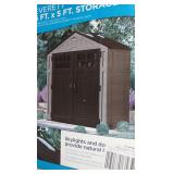 Suncast Everett 6 ft. W x 5 ft. D  34 sqft Plastic Shed