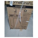 HomeCraft Kegarator- black stainless steel