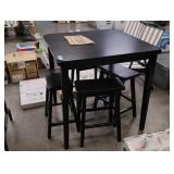 Acme furniture 5pc saddle dining set