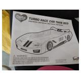 Delta Children turbo race car twin bed