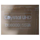 Samsung 55" TV- Crystal UHD: DU8000 
