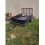 2012 Carry on trailer corporation Model 5x86 garden mower small towing trailer with hauling insert and spare tire 