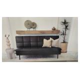 Felix Faux Leather Futon