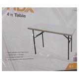 HDX 4ft Folding Table