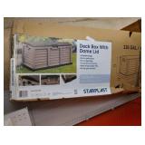 Starplast 116 gallon deck box with dome lid 