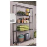 Trinity Black Anthracite 48"wx18"dx72"h  Shelving Unit 
