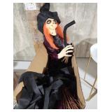 Halloween witch decor