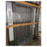 Steves & Sons Wood frame entry door with side windows 