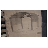 Hampton Bay 10 ft. x 12 ft. Longford Wood Outdoor Patio Pergola 