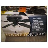 Hampton Bay 4-light LED ceiling fan light kit
