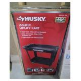 Husky 2-shelf utility cart