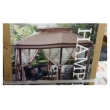 Hampton Bay Seagrove 12 ft. x 10 ft. Octagonal Steel Frame Gazebo 