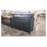 Husky 72 in. W x 24 in. D Heavy Duty 18-Drawer Mobile Workbench Cabinet